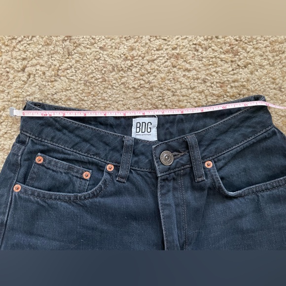 Urban Outfitters BDG Denim High Rise Wide Leg Puddle Jeans in Washed Black - Picture 10 of 12